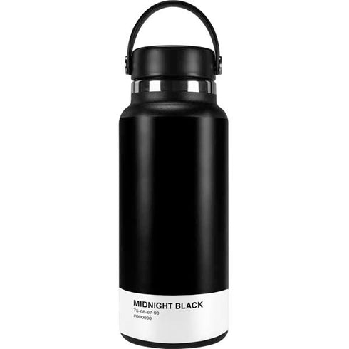 Midnight Black Hydro Flask 32oz Wide Mouth Skin